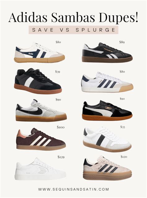 adidas sambas dupe